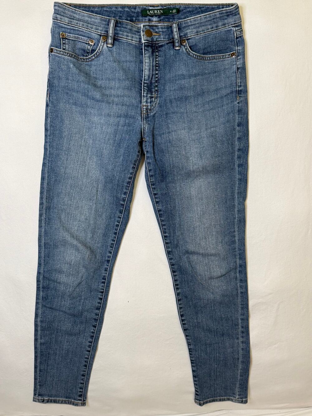👖 Lauren Ralph Lauren Skinny Ankle Jeans | Size 6 | Medium Wash